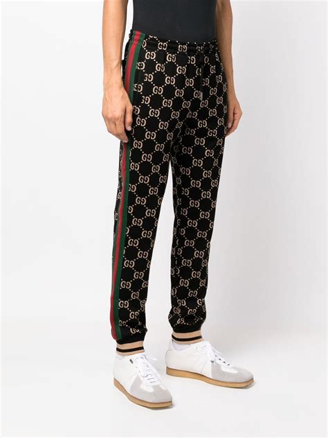 track gucci|farfetch gucci track pants.